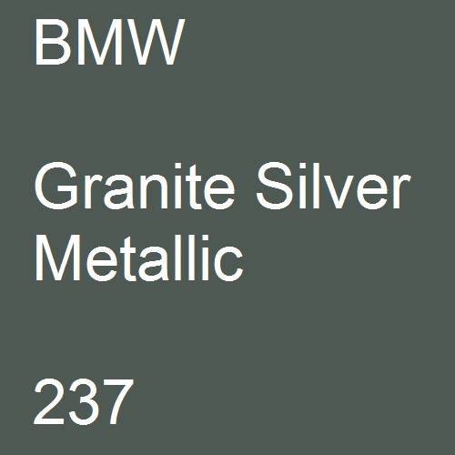 BMW, Granite Silver Metallic, 237.